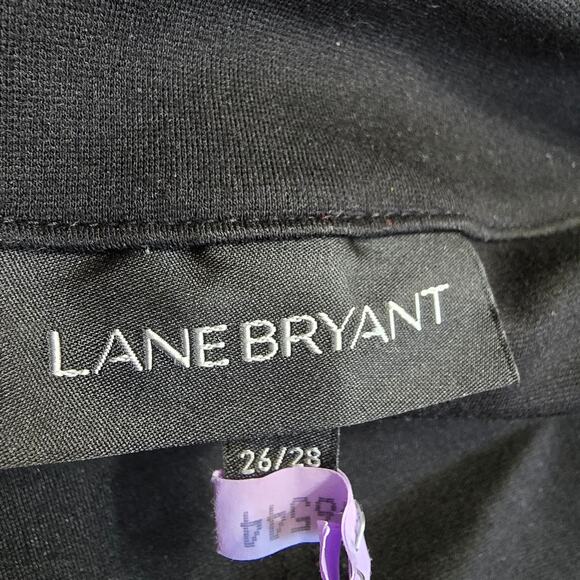 Lane Bryant Black Waterfall Cascade Front Blazer Plus Size 26/28 - Picture 3 of 10